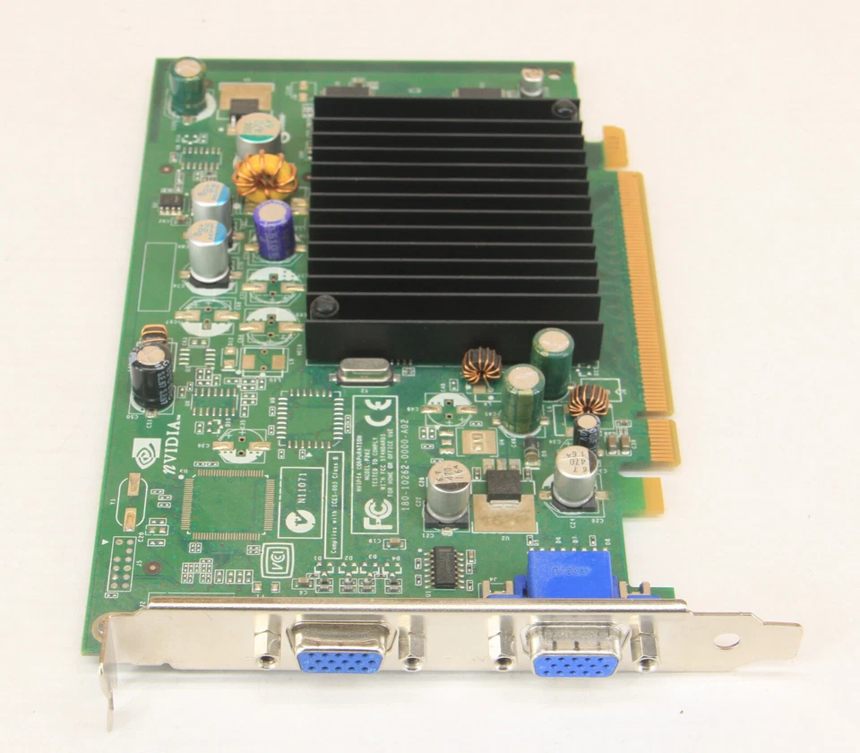 NVidia GeForce 6200 DUAL PORT VGA PCIe 64MB VIDEO Turbocache P262 IBM 39J6213 - Image 2 of 3