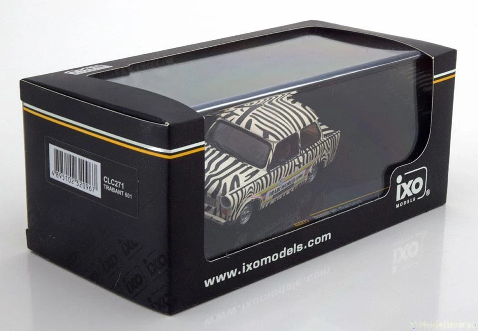 Trabant 601 Trabi Safari 1970 IXO CLC271 1/43 LHD Die Cast Modello DDR - Immagine 3 di 3