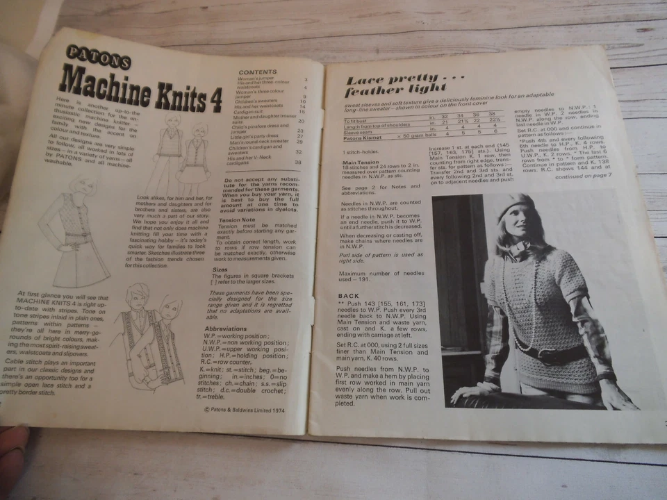 Patons Machine Knits Booklets 2 and 4 - Image 3 of 4