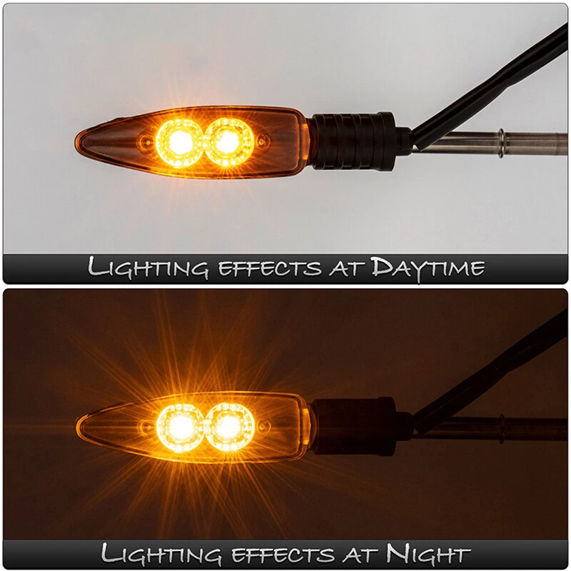 Luz intermitente indicadora de señal de giro LED para BMW G310GS G310R 2017-2023 2 piezas Foto 2 de 4