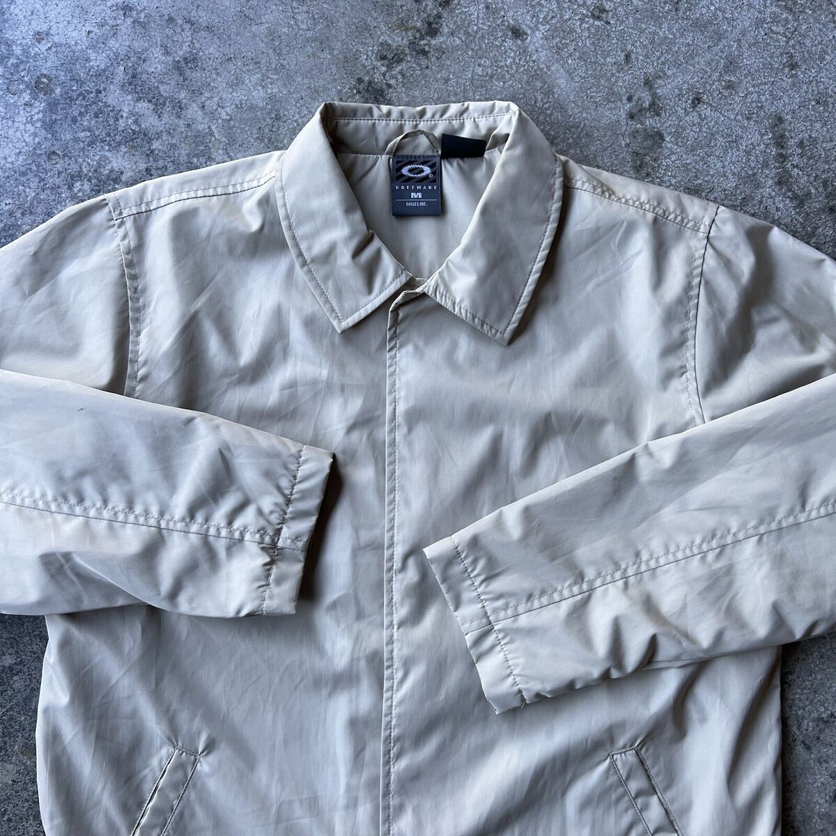 Vintage Y2K Oakley Software Full Zip Up Nylon Harrington Vintage Y2K Oakley Software Full Zip Up Nylon Harrington