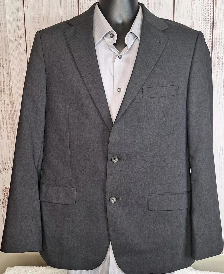 Chaqueta Blazer Joseph Barbero Para Hombre 42R Gris Tela Angelico Super 120 Foto 2 de 4