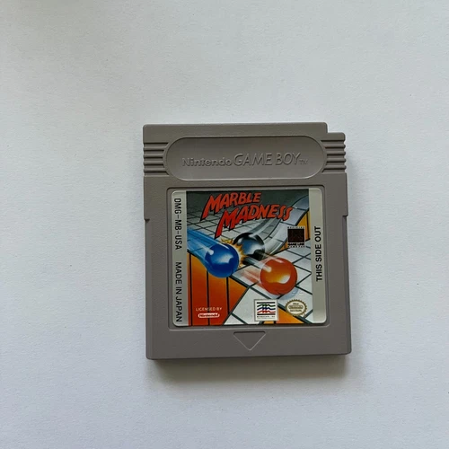Nintendo Gameboy Marble Madness Authentic Tested & Working 1991