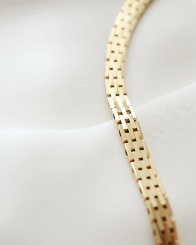 5-9mm 14k Yellow Gold Cleopatra Style Hallmarked High Polished Choker Necklace - Picture 6 of 8