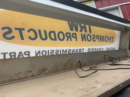 Vintage TRW Thompson Products Lighted Sign Engine Chassis Transmission ...