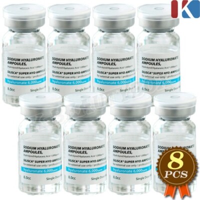 Silisca SODIUM HYALURONATE AMPOULES 8ml 8EA Hyaluronate 6,000ppm Moist Ampoule