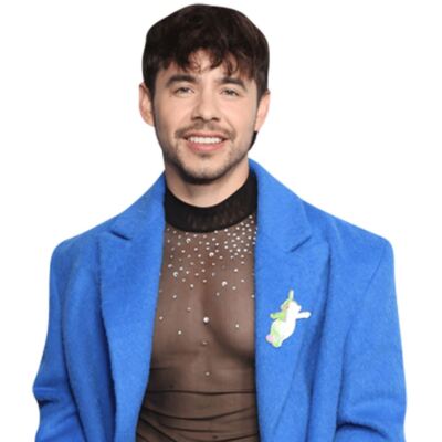 David Archuleta (Blue Blazer) Halber Körper Buddy Ausschnitt