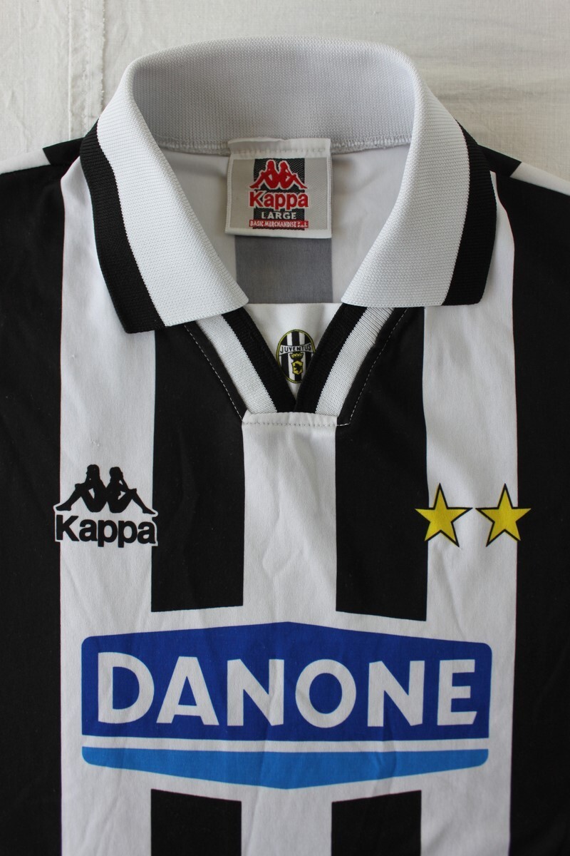 Vintage Juventus 1994 1995 Home Jersey Kappa Danone Soccer