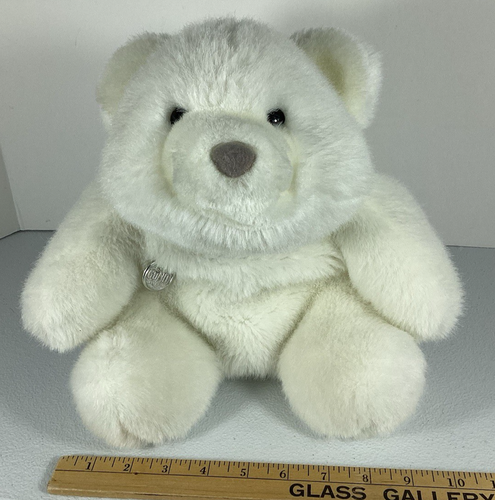 Vtg Gund Platinum Edition 12" Snuffles #6821 Creamy White 1980 Stuffed Animal - 第 1/19 張圖片