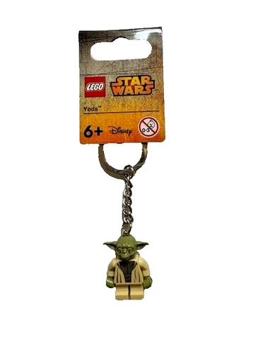 Lego Star Wars Yoda Minifigure Keychain 853449 (2 Pack)