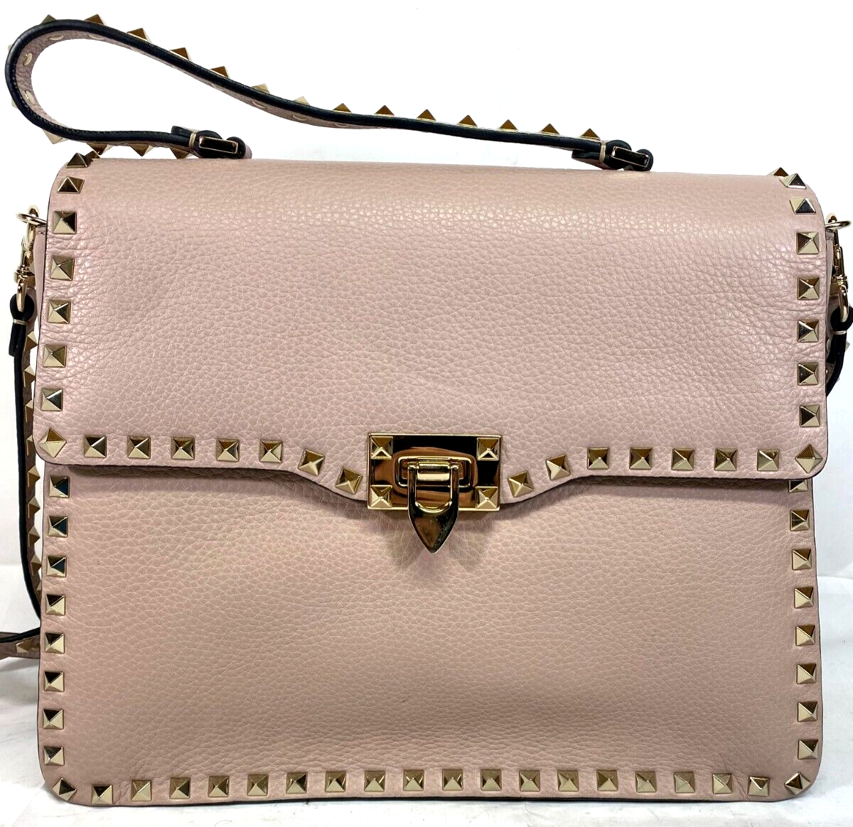 ★VALENTINO SMALL ROCKSTUD CROSSBODY BAG バッグ Valentino Garavani Mini Rockstud Crossbody Bag in Grainy