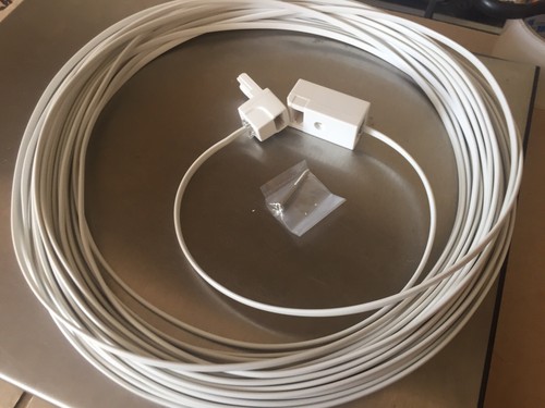 10m Telephone Landline Extension Cable Cord Phone Fax Modem Broadband Lead BT - 第 1/4 張圖片