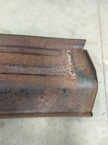 USED metal RUNNING BOARD 1941 1942 1946 CHEVY GMC truck driver side 2 Ton - Picture 2 of 12