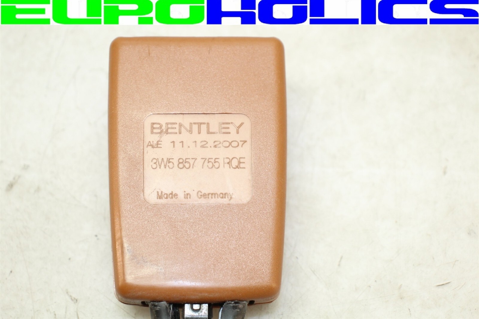 Bentley Continental Flying Spur 06-12 Front Left Driver Seat Belt Buckle Saddle