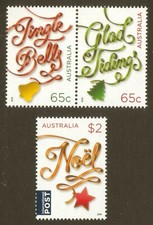 Australia Sc# 4888a & 4889, 2018 Secular Christmas Issue, VF MNH, SCV: $4.90
