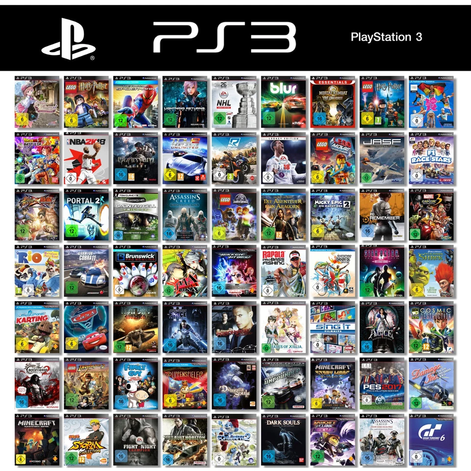 PS3 / PlayStation 3 Spiele-Wahl 🎮 Action 🚨 Party 🎉 Racing 🏁 Shooter 💣 - Bild 1 von 1