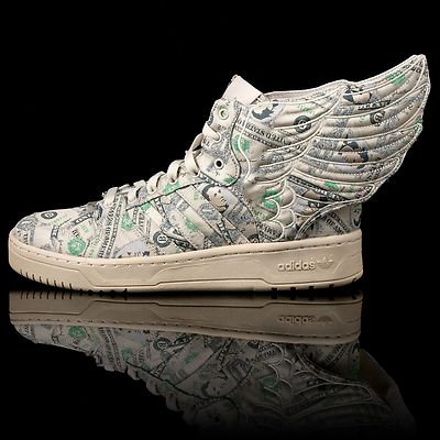 Adidas Jeremy Scott JS Wings 2.0 Money, Dollar, New, Authentic