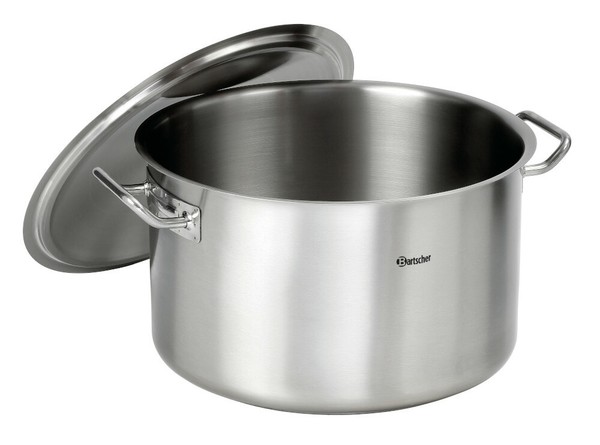 Bartscher Profi Kochtopf Topf 30L Deckel Alle Herdarten Edelstahl Neu Gastlando-image