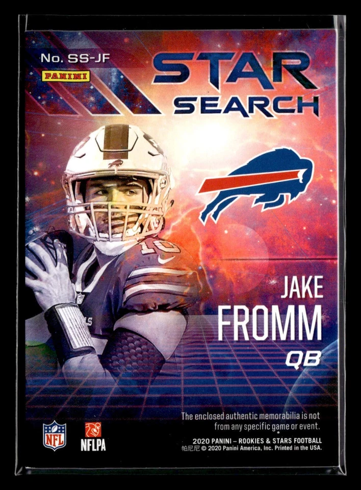 2020 Panini Rookies & Stars #SS-JD Jake Fromm Star Search Mint+ New - Image 2 of 2
