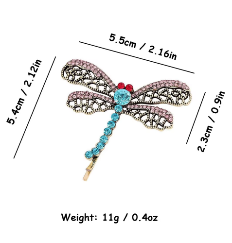 Stone Necklace, Skeleton Key & Dragonfly Hair Bobby Pin Cosplay World Book Day - Picture 6 of 7
