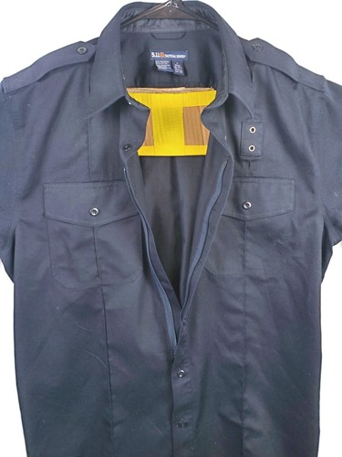 5.11 Tactical Class A Long-Sleeve Patrol Duty Uniform Shirt Navy Men Size XL - Picture 5 of 8