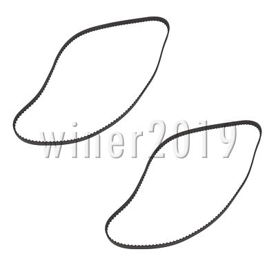 Rubber Timing Belt Closed Loop 5.08mm Pitch 10mm Width for 3D Printer Pack of 2