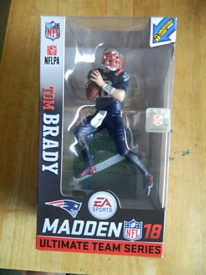 NFL Tom Brady McFarlane Madden 18 Ultimate Team 1 Patriots Blue Color  