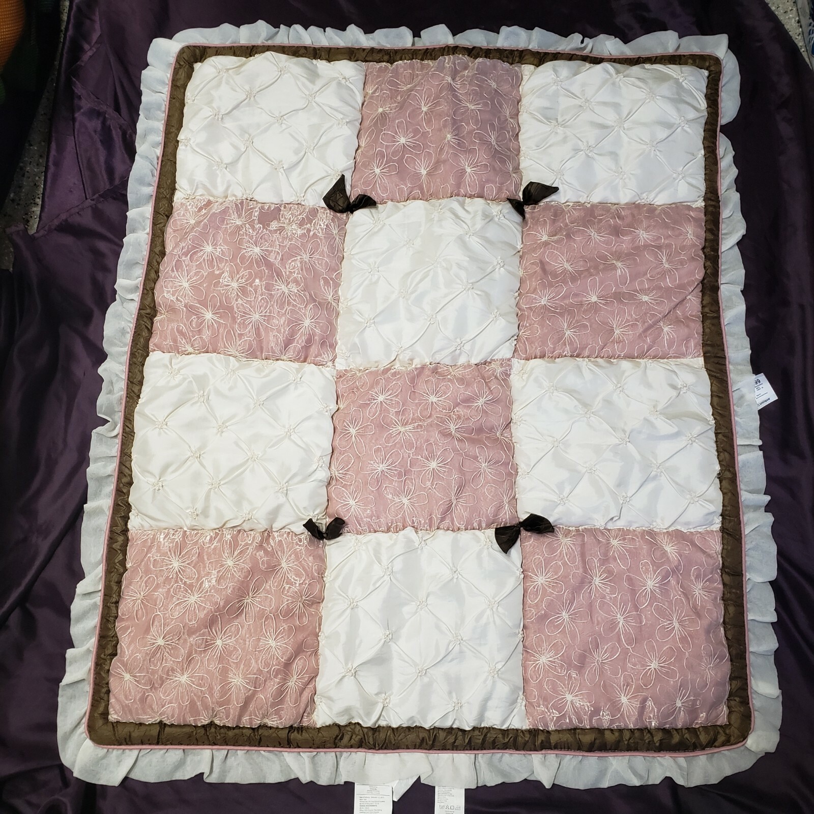CoCalo Daniella Luxury Baby Bedding Nursery Crib Quilted COMFORTER