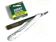 Beard Cut Throat (Shavette) Barber Salon Straight Shaving Razor 100 Derby Blades