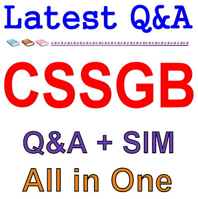 ASQ Certified Six Sigma Green Belt CSSGB Exam Q&A+SIM