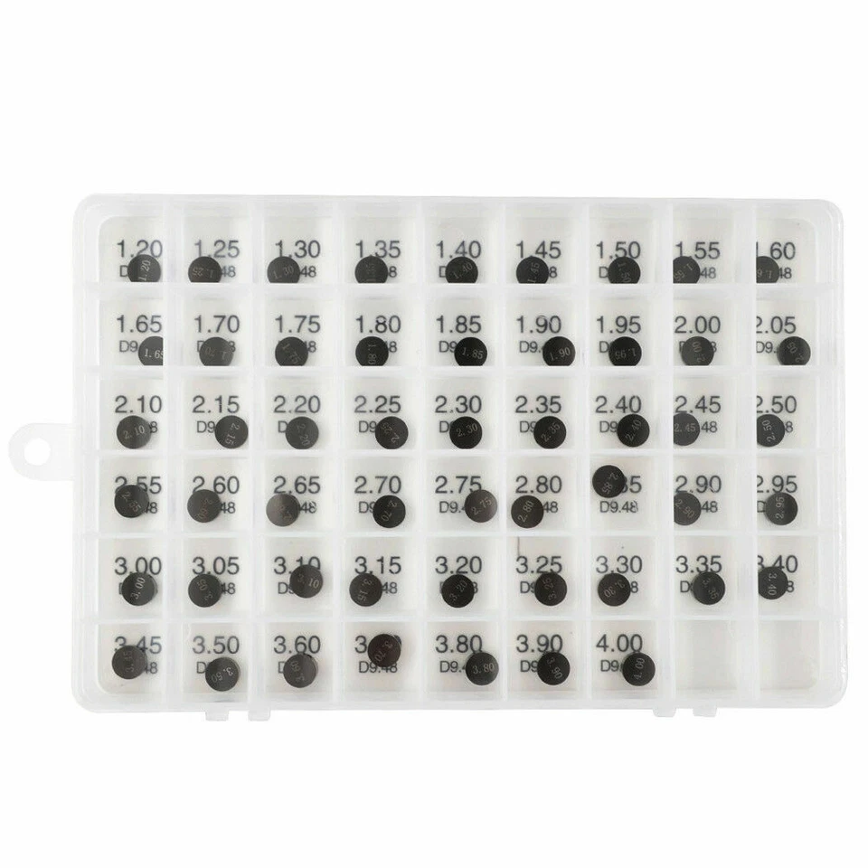 Комплект прокладок клапанов 9,48 мм 52 шт 1,2 мм - 4,0 мм для Honda TRX450R TRX450ER 2004-2014 - Изображение 3 из 3