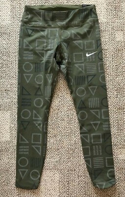Nike Power Leggings Pants Epic Lux Running Athletic AH6849 $110 Women's S