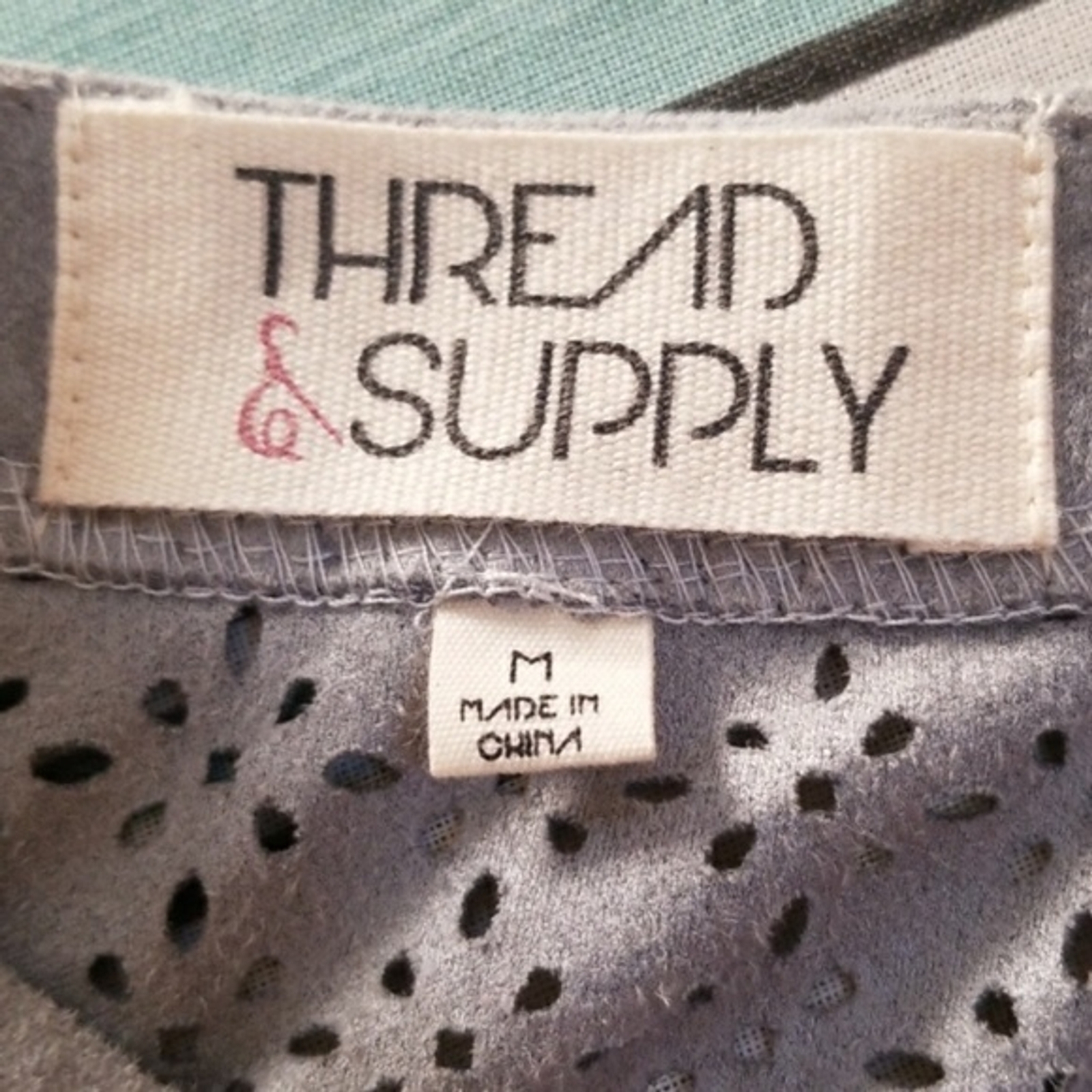 Thread & Supply laser Cut  Pattern Jacket Size Me… - image 6