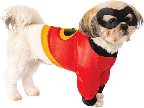 Incredibles 2 - Pet Costume Disney Pixar Padded Shirt & Mask Medium Dog NEW