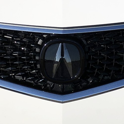 Chrome Delete Blackout Overlay for 2018-20 Acura TLX Front Emblem Ring - Picture 3 of 3