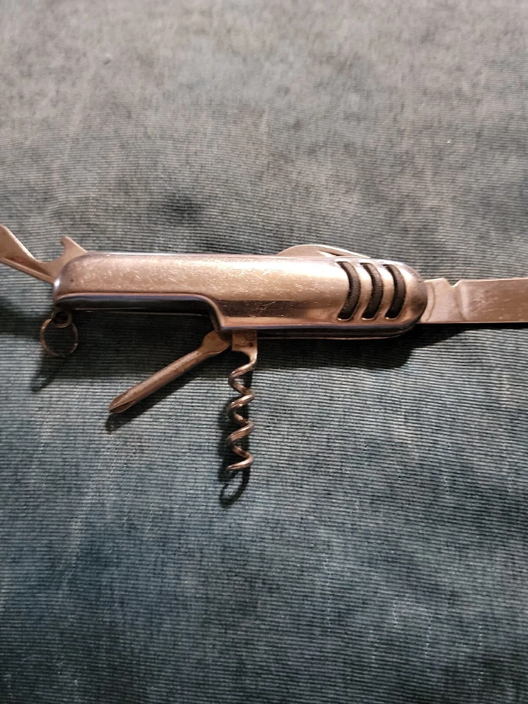 Multi Tool 1 3/4" 6 Blades / Tools Stainless Steel Pocket Knife Advertising