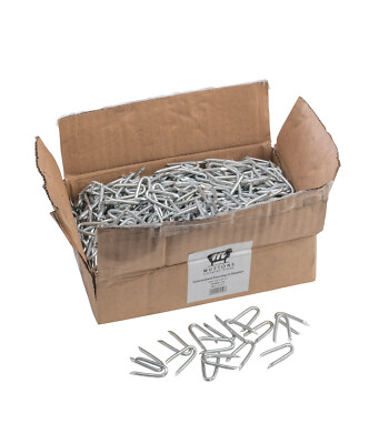 25 kg Kasten verzinkt U Klammern Netz Zaun 20 mm 25 mm 30 mm 40 mm 50 mm SEKUNDEN