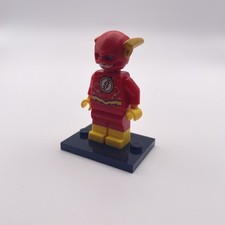 LEGO Minifigure sh0549 The Flash - Gold Outlines on Chest and Yellow Boots