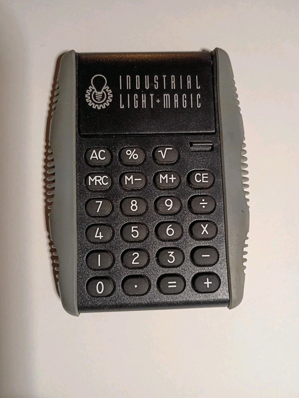 1990's Industrial Light+Magic Flip Open Calculator