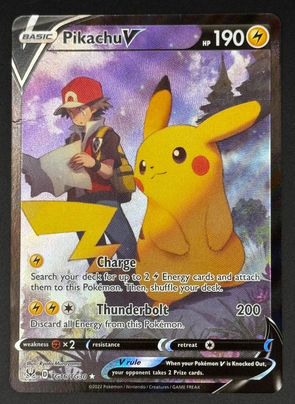 Pokemon TCG: Pikachu V - TG16/TG30 Lost Origin Trainer Gallery [MP - See Photos]