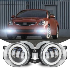 2x 3.5inch LED Fog lamps DRL Turn Signal Light For Nissan Altima Coupe 2008-2013