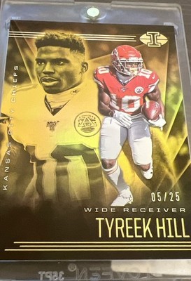 2020 Panini Illusions - Tyreek Hill #68 Trophy Collection Gold /25