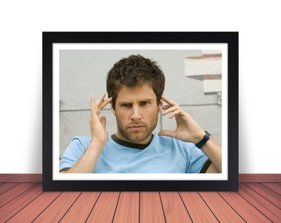 Framed PSYCH Shawn Spencer Photo Picture JAMES RODAY 8x10 or