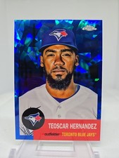 2022 Topps Chrome Plat. Anniv. Teoscar Hernandez 89/100 Blue Atomic #324 