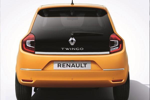 Baguette de coffre chromée Renault Twingo III enjoliveur hayon arrière