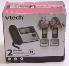 VTech CS6649-2 Corded/Cordless Phone System - Answering Machine - 2 Handsets