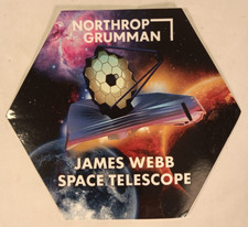 James Webb Space Telescope Sticker Northrop Grumman Jwst Hexagon Nasa Esa Csa 4