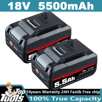 2x 18V 5,5Ah Ersatzakku Für Einhell Akku Power X-Change Lithium PXC LED Neu