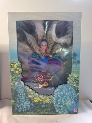 The Peacock Barbie Doll Collector Edition 1998 Mattel 19365 NRFB 1st in Series