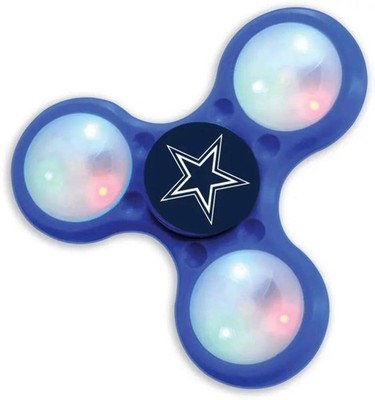Dallas Cowboys 3 Way LED Lights Fidget Hand Spinners NFL Football Stress Toy